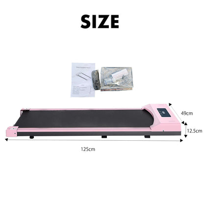 1-12Km/H Electric Walking Pad Treadmill Home under Desk Exercise Machine Fitness
